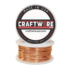 Load image into Gallery viewer, Solid Bare Copper Wire Round, Bright, Dead Soft & Half Hard 100 Feet, Choose from 10, 12, 14, 16, 18, 20, 22, 24, 26, 28, 30 Gauge