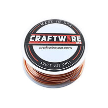 Load image into Gallery viewer, Solid Bare Copper Wire Round, Bright, Dead Soft & Half Hard, 1/2 LB, Choose from 10, 12, 14, 16, 18, 20, 22, 24, 26, 28, 30 Gauge
