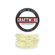 Load image into Gallery viewer, Yellow Brass Round, Bright, Dead Soft, 1/2 LB, Choose from 12, 14, 16, 18, 20, 22, 24, 26 Gauge