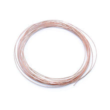 Load image into Gallery viewer, Solid Bare Copper Wire Round, Bright, Dead Soft & Half Hard 1 OZ. Choose from 10, 12, 14, 16, 18, 20, 22, 24, 26, 28, 30 Gauge