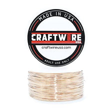 Load image into Gallery viewer, Bronze Solid Bare Metal Wire: Round, Bright, Dead Soft, 1 LB, Choose from 12, 14, 16, 18, 20, 22, 24, 26 Gauge