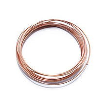 Load image into Gallery viewer, Solid Bare Copper Wire Round, Bright, Dead Soft & Half Hard 1 OZ. Choose from 10, 12, 14, 16, 18, 20, 22, 24, 26, 28, 30 Gauge