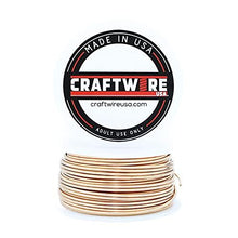 Load image into Gallery viewer, Bronze Solid Bare Metal Wire: Round, Bright, Dead Soft, 1 LB, Choose from 12, 14, 16, 18, 20, 22, 24, 26 Gauge