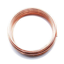 Load image into Gallery viewer, Solid Bare Copper Wire Round, Bright, Dead Soft & Half Hard 25 Feet, Choose from 10 to 30 Gauge