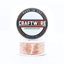 Load image into Gallery viewer, Solid Bare Copper Wire Round, Bright, Dead Soft & Half Hard 100 Feet, Choose from 10, 12, 14, 16, 18, 20, 22, 24, 26, 28, 30 Gauge