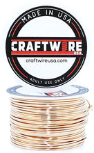 Load image into Gallery viewer, Bronze Wire, Solid Bare Round, Bright, Dead Soft, 1/2 LB, Choose from 12, 14, 16, 18, 20, 22, 24, 26 Gauge