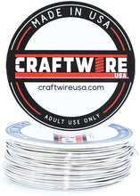 Load image into Gallery viewer, Nickel Silver Wire Round Selection, Bright, Dead Soft, 1/4 Lbs., Choose from 12 to 26 Gauge