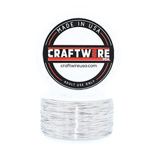 Load image into Gallery viewer, Nickel Silver Round, Solid Bare Metal Wire, Bright, Dead Soft, 1 LB, Choose from 12, 14, 16, 18, 20, 22, 24, 26 Gauge