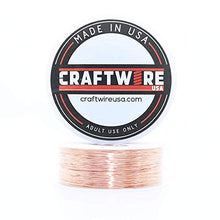 Load image into Gallery viewer, Solid Bare Copper Wire Round, Bright, Dead Soft & Half Hard 5 OZ, Choose from 12, 14, 16, 18, 20, 22, 24, 26, 28, 30 Gauge