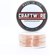 Load image into Gallery viewer, Solid Bare Copper Wire Round, Bright, Dead Soft & Half Hard 50 Feet, Choose from 10 to 30 Gauge