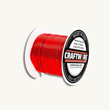 Load image into Gallery viewer, Craftwire USA: 14 Gauge - Premium Aluminum Wire for Wreath Making, Jewelry Making, Floral Projects - Versatile Wire for Creative Crafts (Choose 10 Different Colors)
