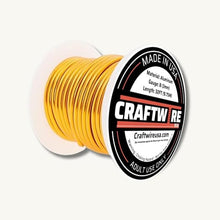 Load image into Gallery viewer, Craftwire USA: 8 Gauge - Premium Aluminum Wire for Wreath Making, Jewelry Making, Floral Projects - Versatile Wire for Creative Crafts (Choose 10 Different Colors)
