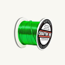 Load image into Gallery viewer, Craftwire USA: 14 Gauge - Premium Aluminum Wire for Wreath Making, Jewelry Making, Floral Projects - Versatile Wire for Creative Crafts (Choose 10 Different Colors)
