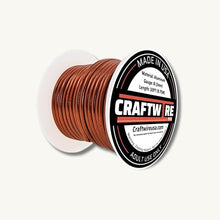 Load image into Gallery viewer, Craftwire USA: 8 Gauge - Premium Aluminum Wire for Wreath Making, Jewelry Making, Floral Projects - Versatile Wire for Creative Crafts (Choose 10 Different Colors)
