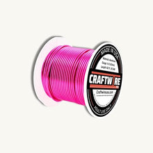 Load image into Gallery viewer, Craftwire USA: 14 Gauge - Premium Aluminum Wire for Wreath Making, Jewelry Making, Floral Projects - Versatile Wire for Creative Crafts (Choose 10 Different Colors)
