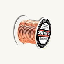 Load image into Gallery viewer, Craftwire USA: 14 Gauge - Premium Aluminum Wire for Wreath Making, Jewelry Making, Floral Projects - Versatile Wire for Creative Crafts (Choose 10 Different Colors)
