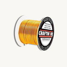 Load image into Gallery viewer, Craftwire USA: 14 Gauge - Premium Aluminum Wire for Wreath Making, Jewelry Making, Floral Projects - Versatile Wire for Creative Crafts (Choose 10 Different Colors)

