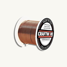 Load image into Gallery viewer, Craftwire USA: 16 Gauge - Premium Aluminum Wire for Wreath Making, Jewelry Making, Floral Projects - Versatile Wire for Creative Crafts (Choose 10 Different Colors)
