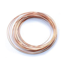 Load image into Gallery viewer, Solid Bare Copper Wire Square, Bright, Dead Soft &amp; Half Hard 100 FT, Choose from 14, 16, 18, 20, 22 Gauge
