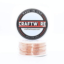 Load image into Gallery viewer, Solid Bare Copper Wire Round, Bright, Dead Soft &amp; Half Hard 100 Feet, Choose from 10, 12, 14, 16, 18, 20, 22, 24, 26, 28, 30 Gauge
