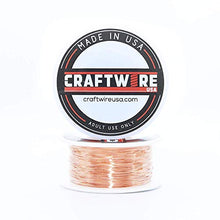 Load image into Gallery viewer, Solid Bare Copper Wire Round, Bright, Dead Soft &amp; Half Hard 100 Feet, Choose from 10, 12, 14, 16, 18, 20, 22, 24, 26, 28, 30 Gauge
